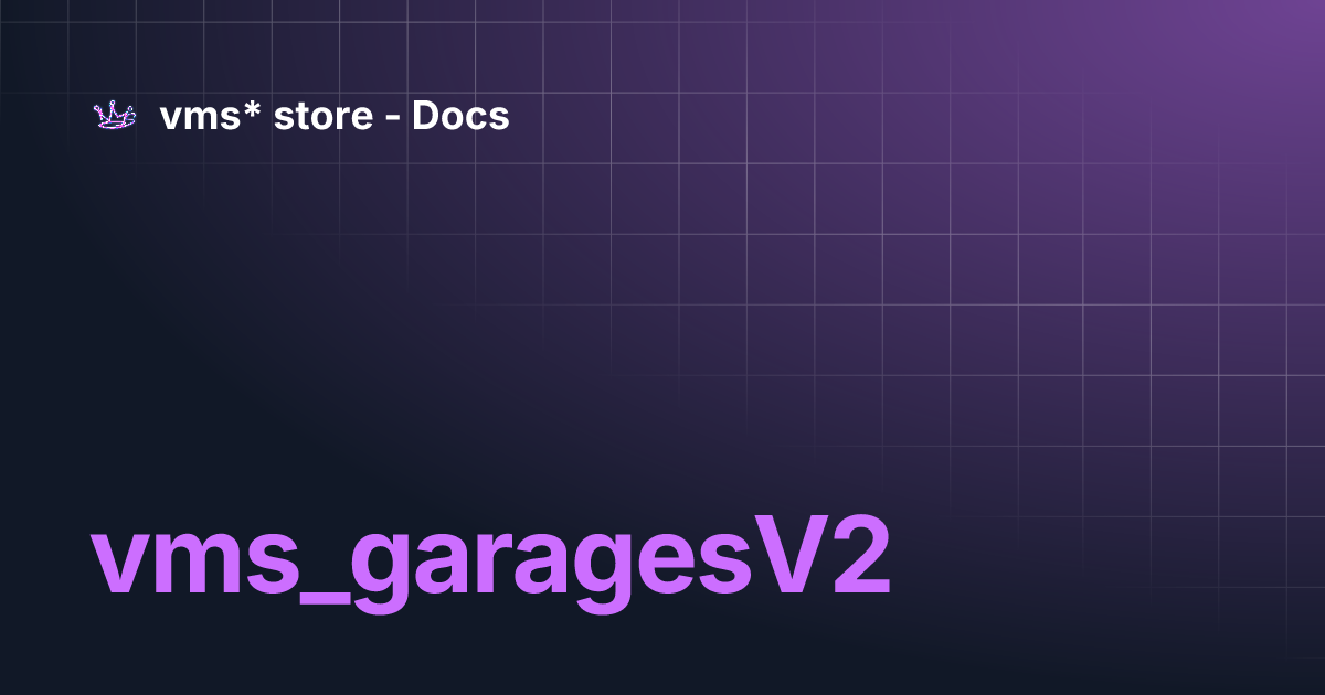 [ESX/QB] VMS Garages V2 | Most Advanced Garages & Parking System thumbnail 32